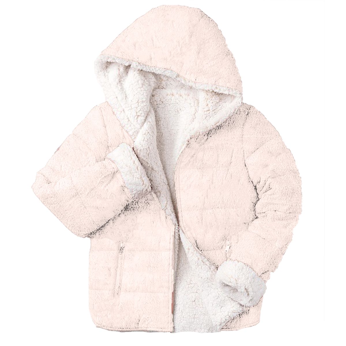 THE CLOTHING COMPANY - Chaqueta Ovejera Mujer Niña Peluche Acolchada