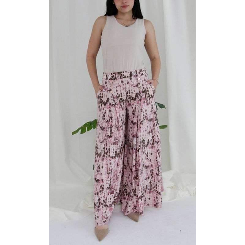 L Y H - Pantalon Para Mujer Rosa Marca L&H