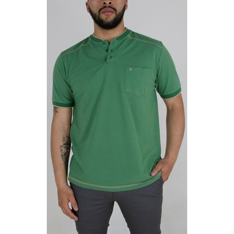 L Y H - Camiseta Para Hombre Khaki Oscuro Marca L&H