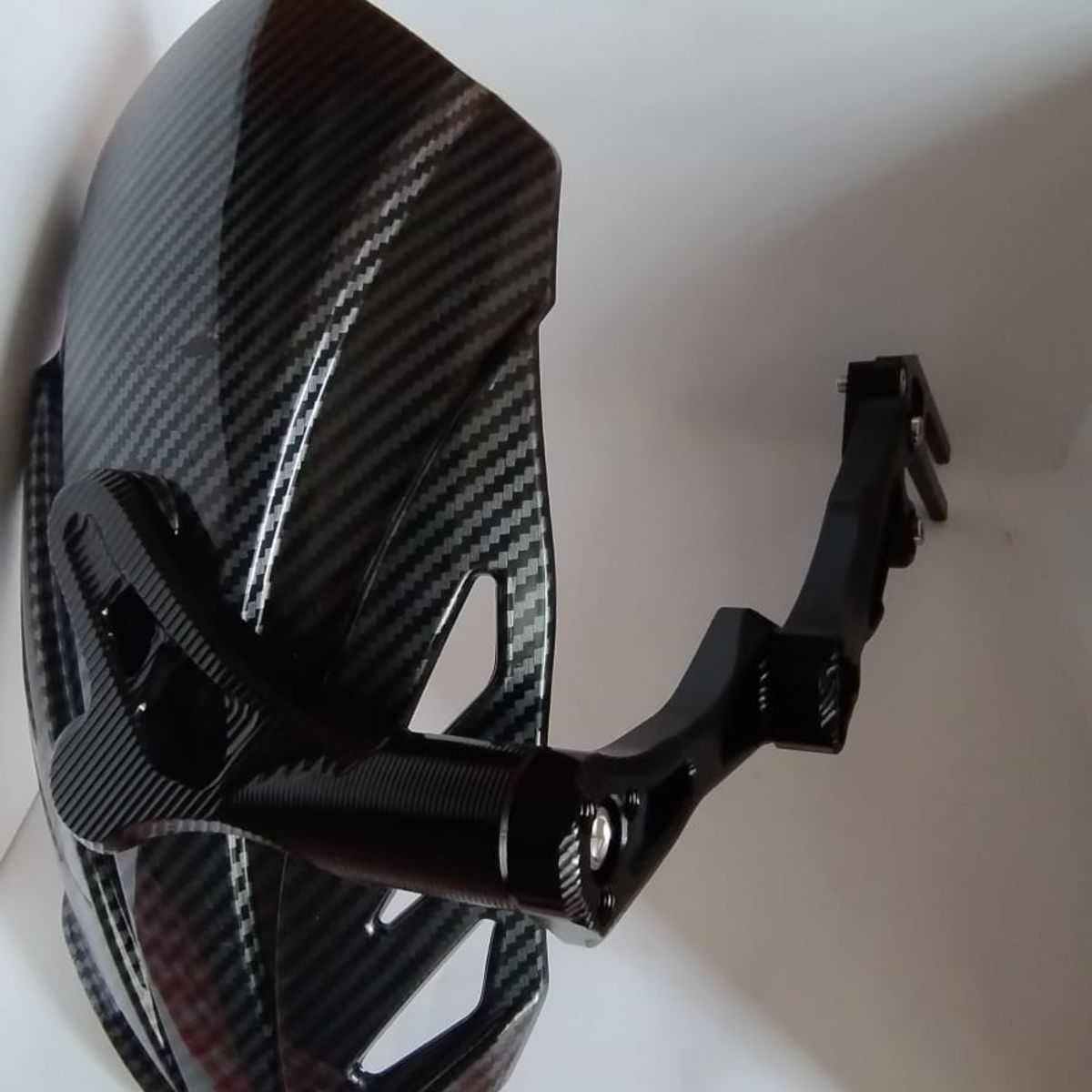 GENERICO - Monobrazo guardabarro de lujo para moto universal