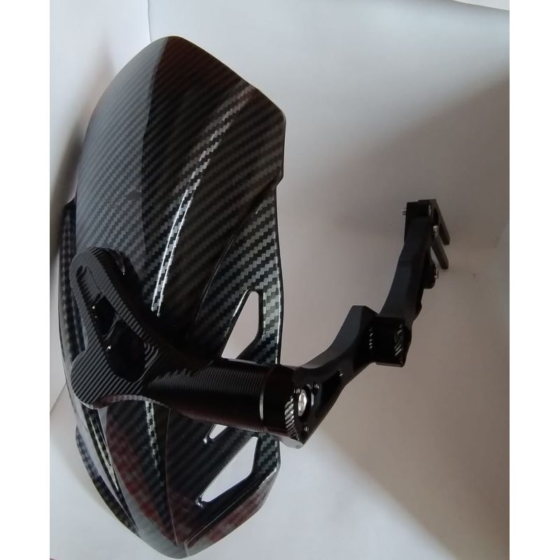 GENERICO - Monobrazo guardabarro de lujo para moto universal