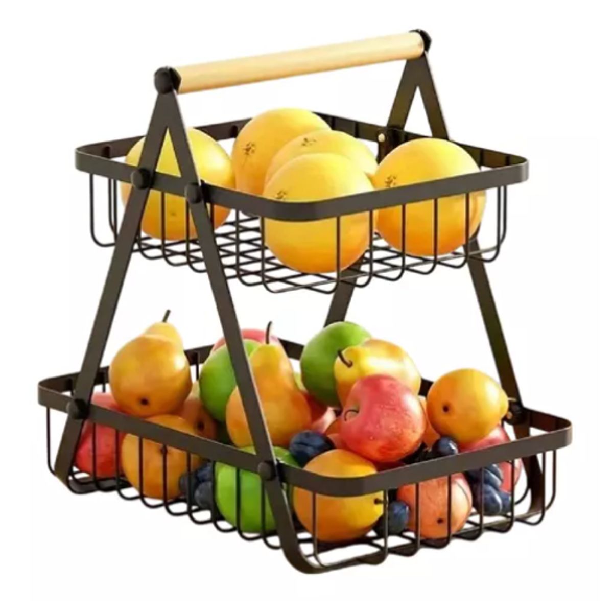 INNOVA - Organizador De Frutas Verduras Alimento Frutero 2 Niveles Innovo Home