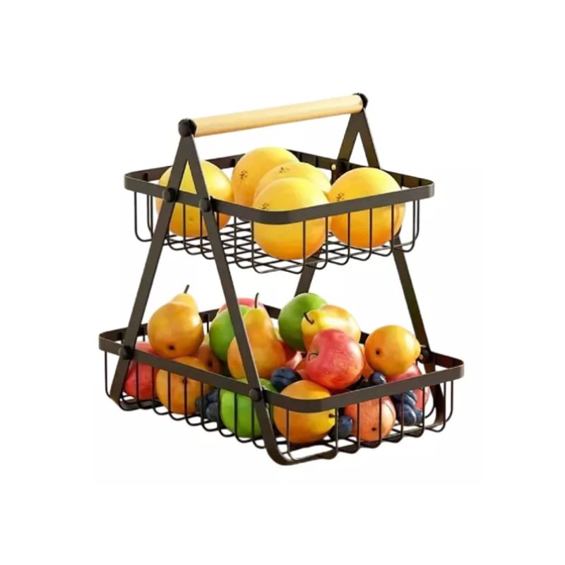 INNOVA - Organizador De Frutas Verduras Alimento Frutero 2 Niveles Innovo Home
