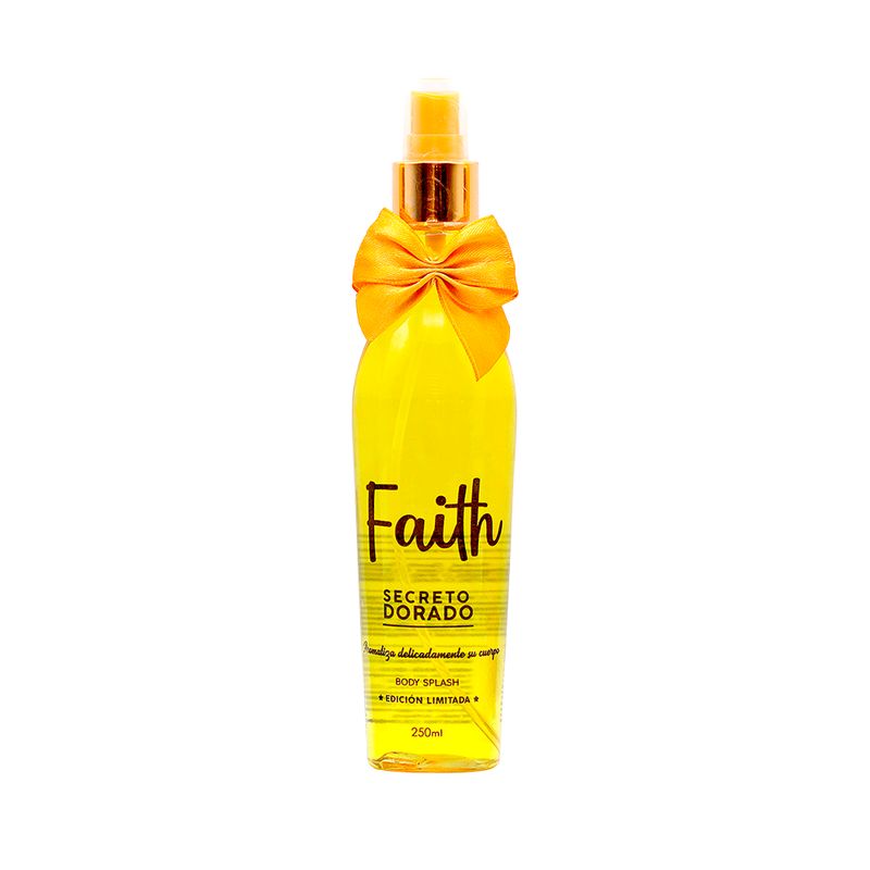 GENERICO - BODY SPLASH SECRETO DORADO FAITH  250 ML