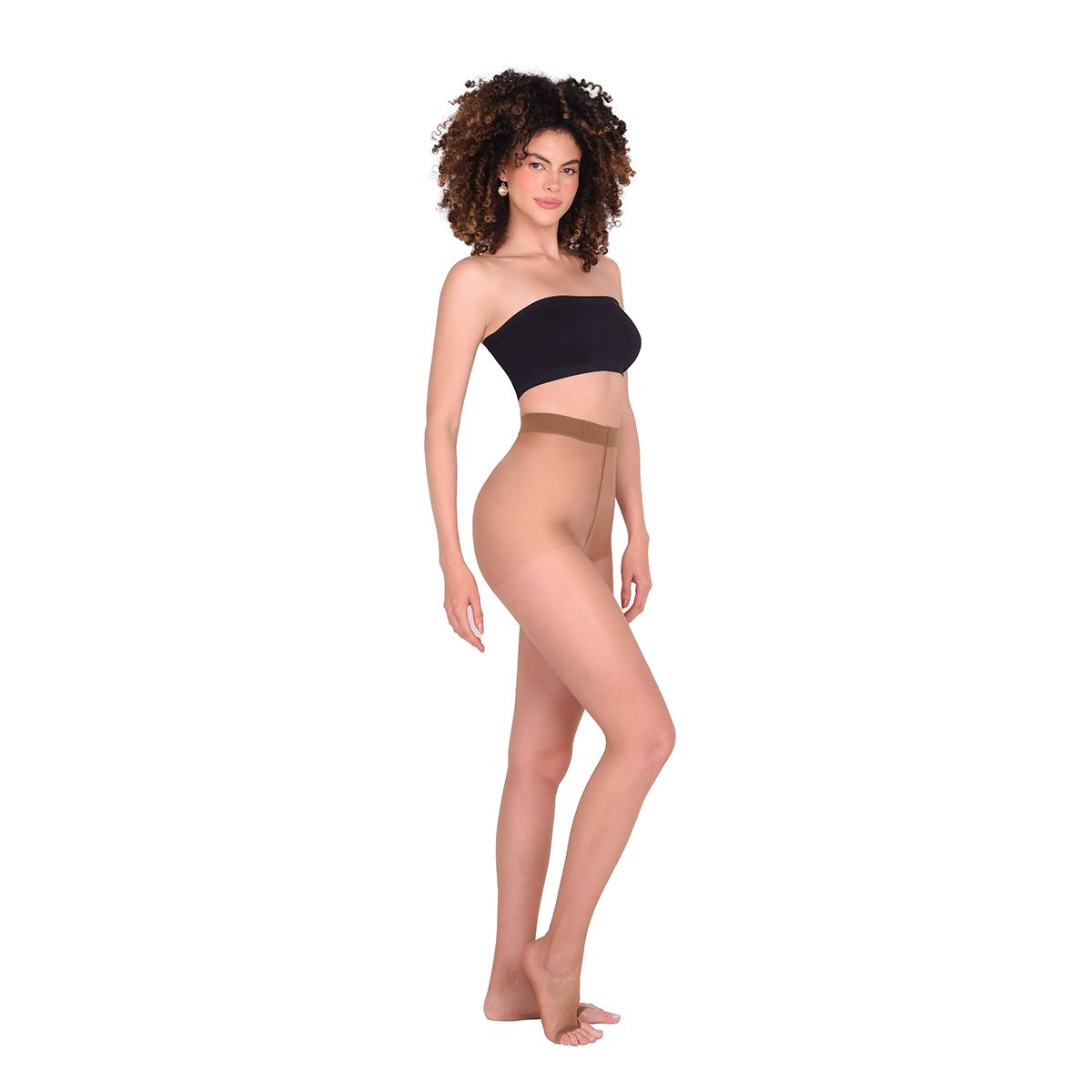 RITCHI - Media Velada Ritchi para Mujer con Puntera Abierta Tipo Sandalia