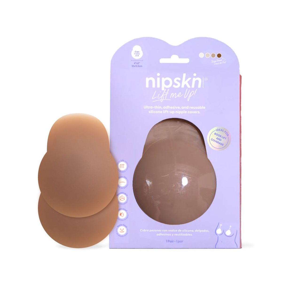 NIPSKIN - Sujetador Adhesivo en Silicona Para Levantar busto - Nipskin