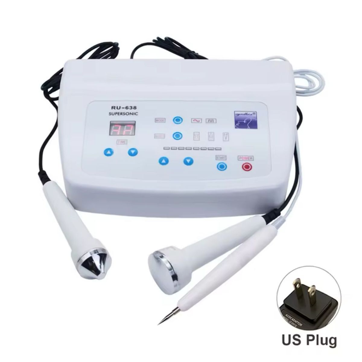 ULTRA PRO - Maquina Ultrasonido Con Cauterizador Corporal Facial Anti Edad