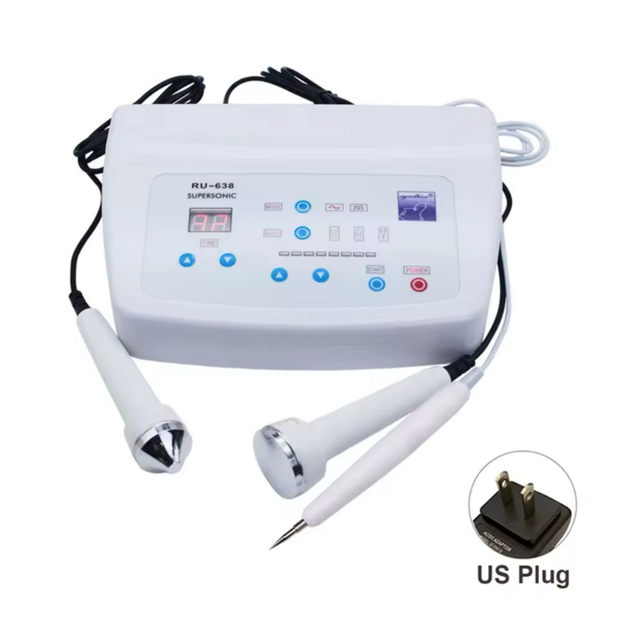 ULTRA PRO - Maquina Ultrasonido Con Cauterizador Corporal Facial Anti Edad