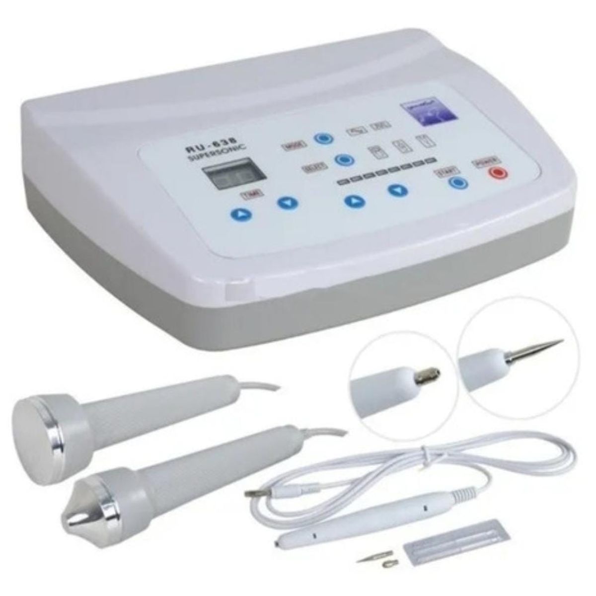 ULTRA PRO - Maquina Ultrasonido Con Cauterizador Corporal Facial Anti Edad