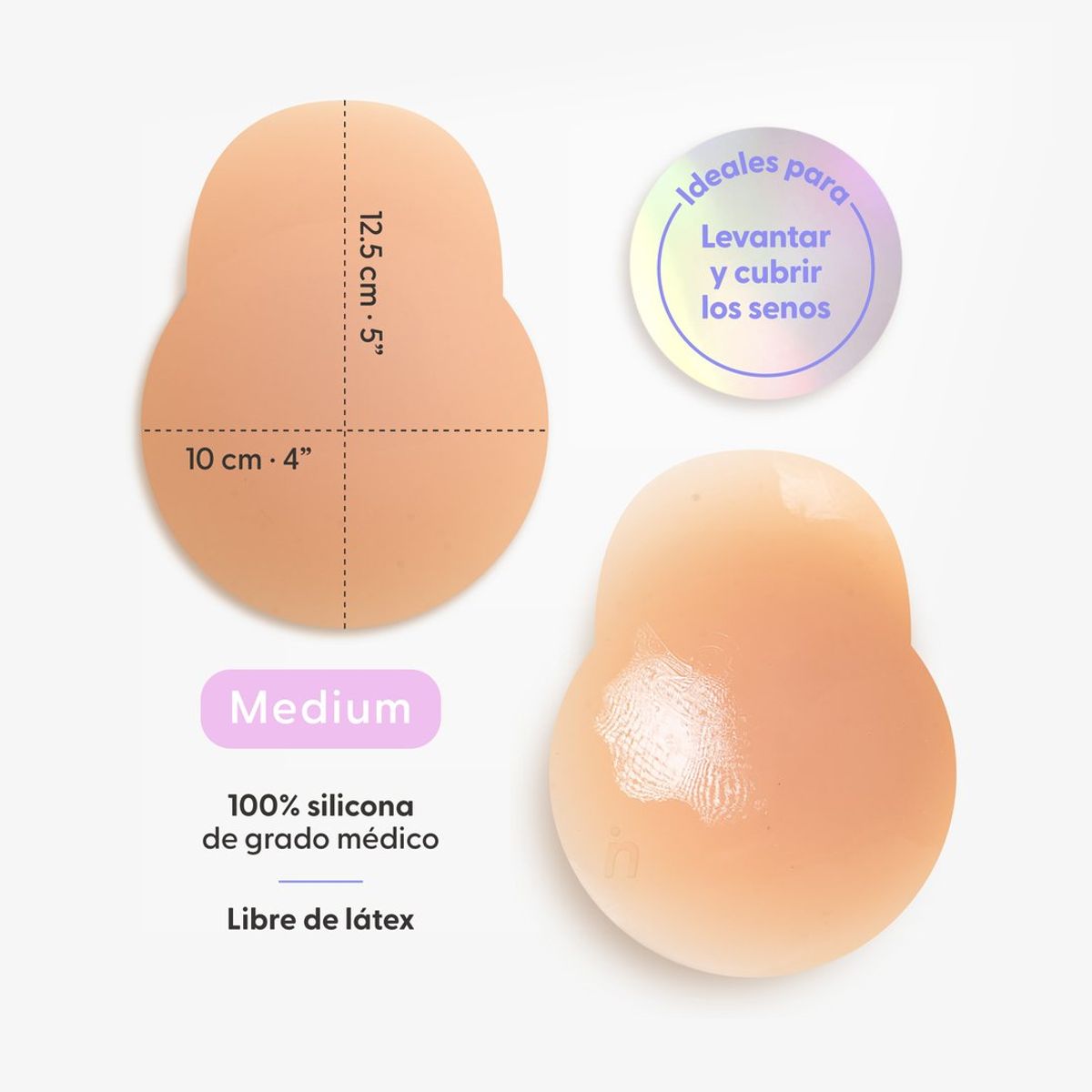 NIPSKIN - Sujetador Adhesivo en Silicona Para Levantar busto - Nipskin