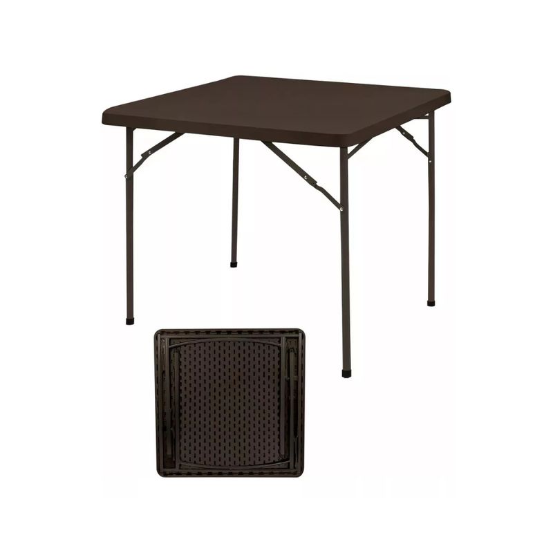 GENERICO - Mesa Plegable De Jardin Cuadrada F10