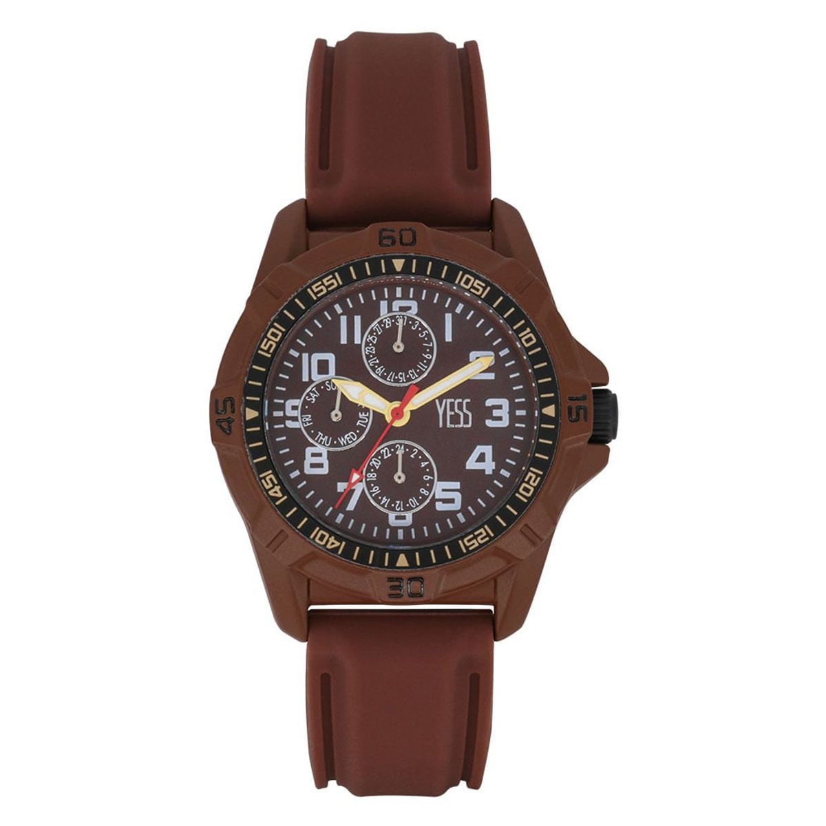 YESS - Reloj YESS Para Hombre Color Cafe Ref 1148G-04