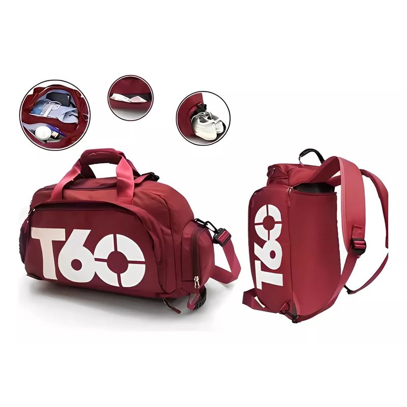 MILOPTS - Morral Tipo Bolso Deportivo Viajero T60