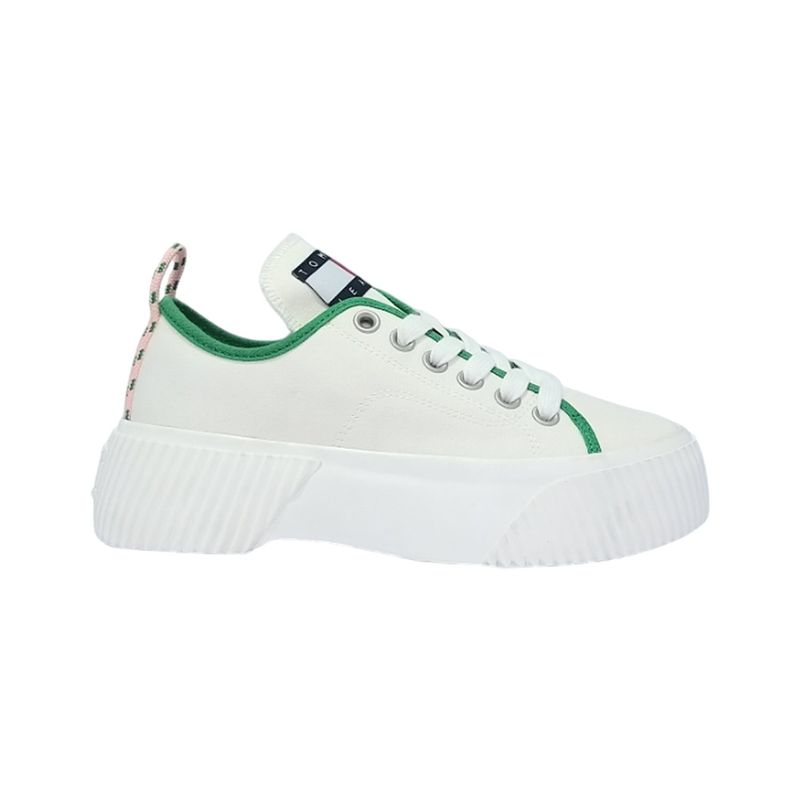 TOMMY HILFIGER - Tenis Moda DAMA TOMMY JEANS LOW CUT WMNS CANVAS EN0EN02090-YBL
