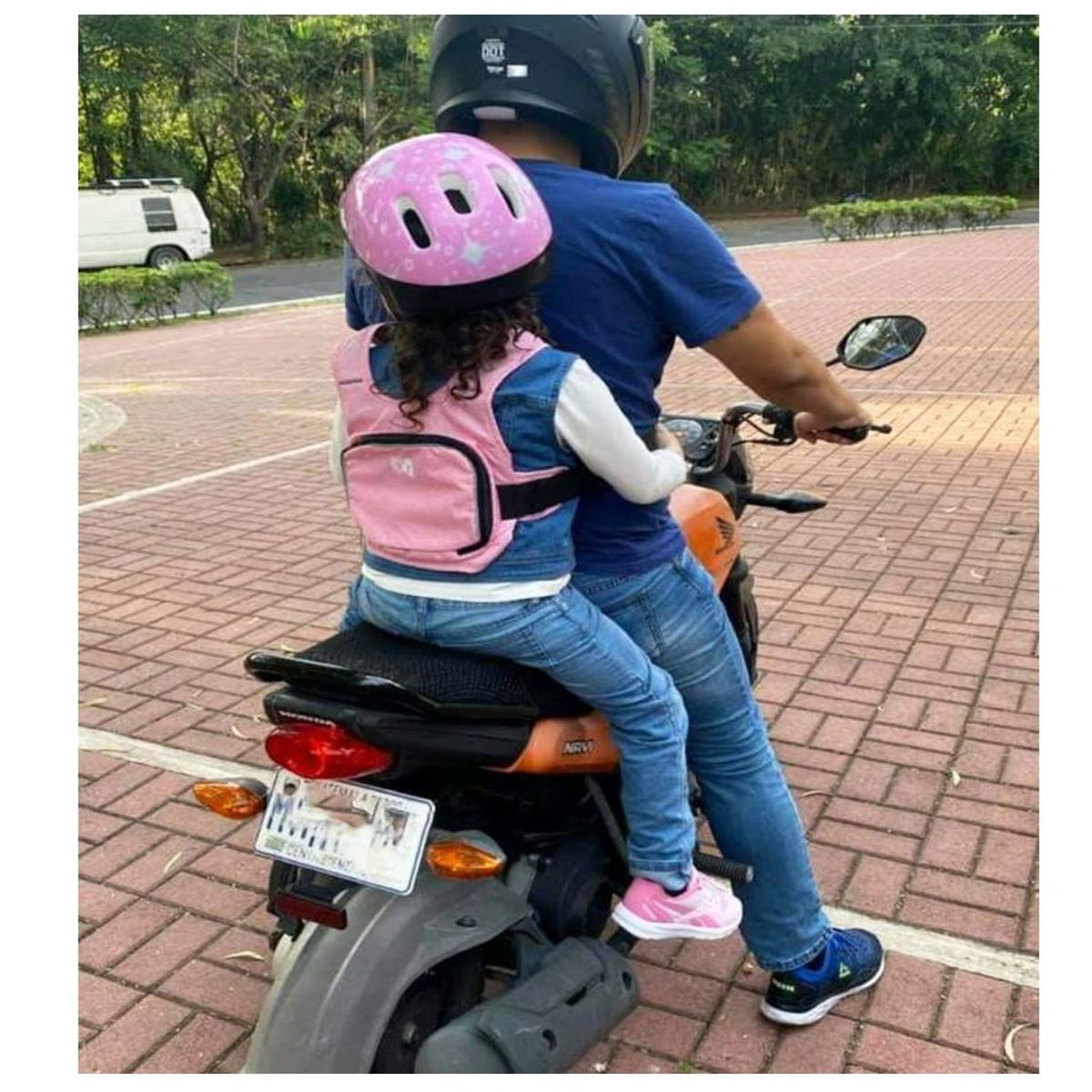 MUNDO BEBE - Chaleco niño bebe moto arnés seguridad