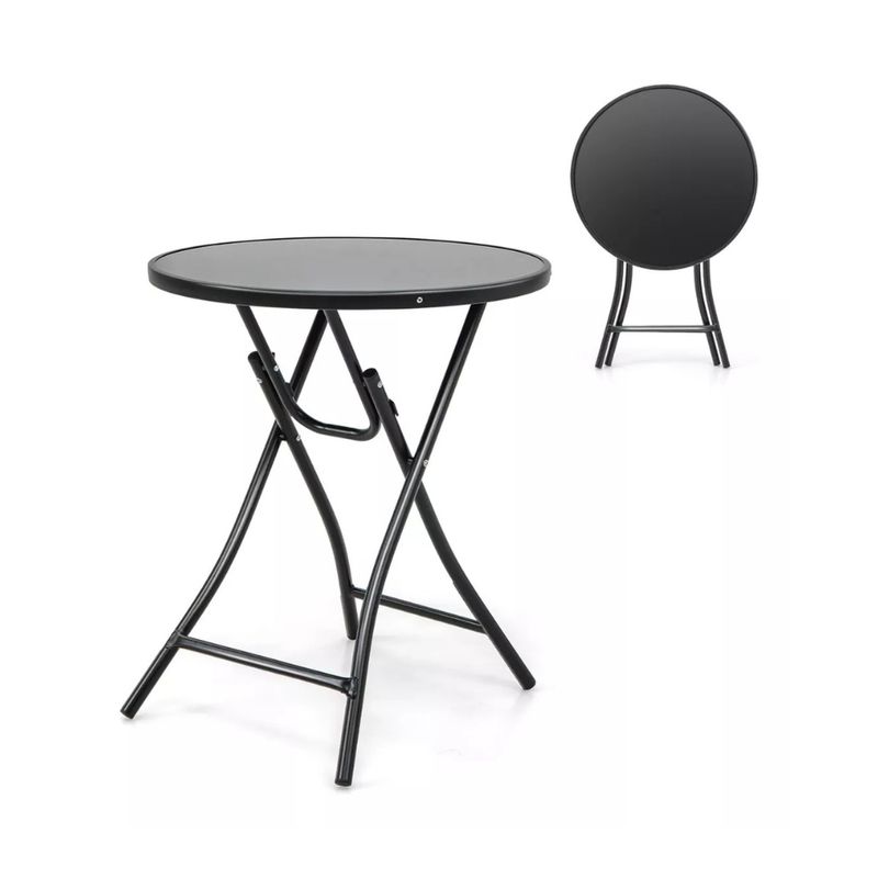 GENERICO - Mesa Redonda Plegable Para Jardin F15