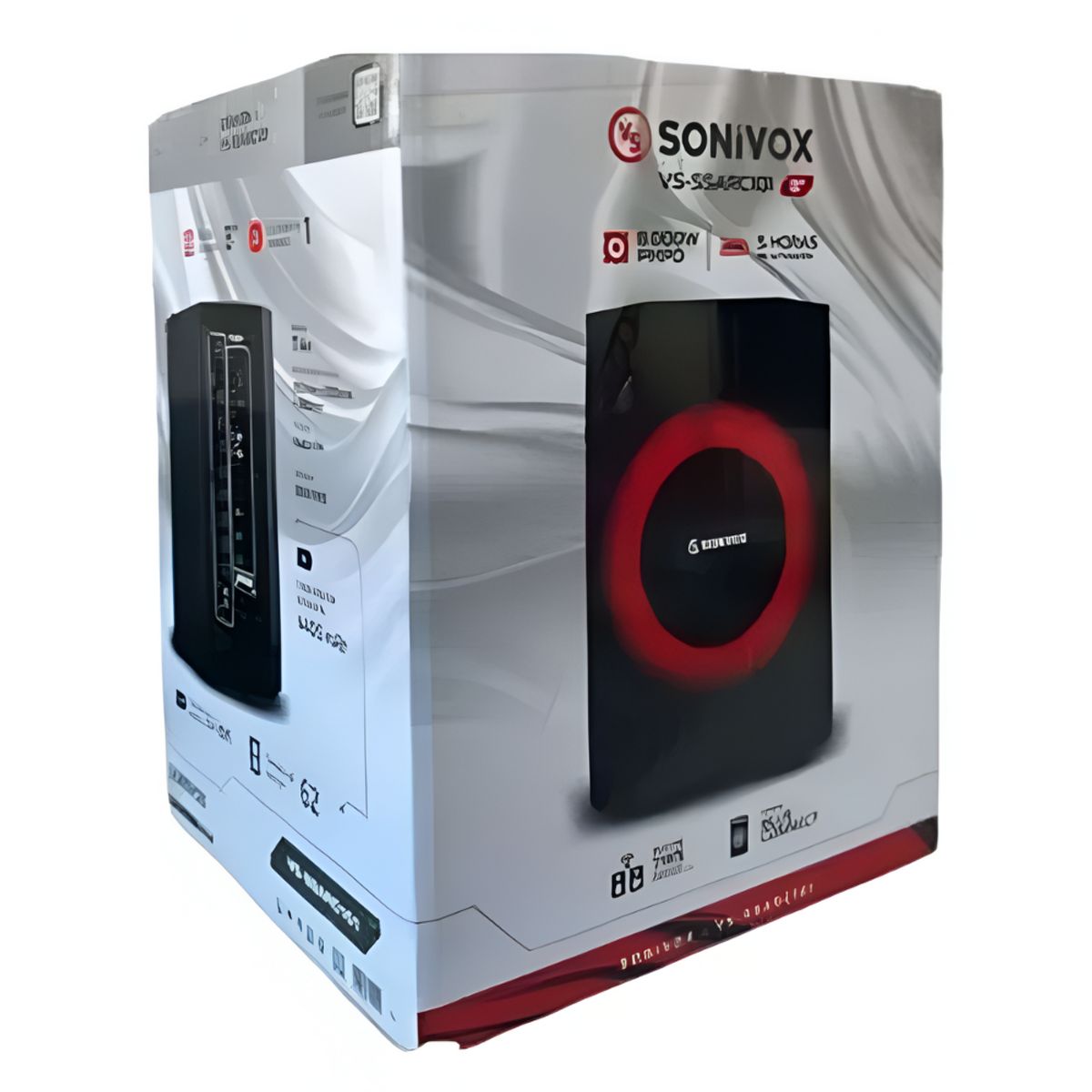 GENERICO - Cabina De Sonido Activa Profesional Sonivox Vs-ssac101 Negro