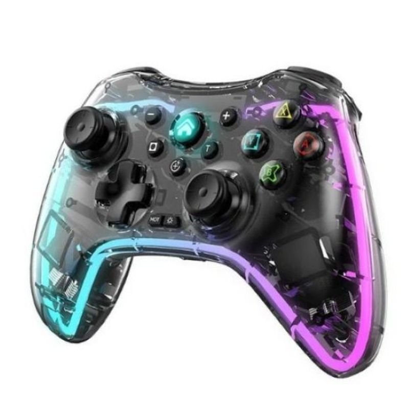 GENERICO - CONTROL INALAMBRICO MULTI COMPATIBLE TRANSPARENTE LUZ RGB