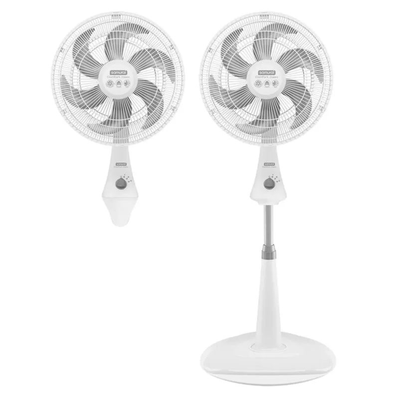 SAMURAI - Ventilador Samurai Ultra Silence Force 2 en 1 Blanco