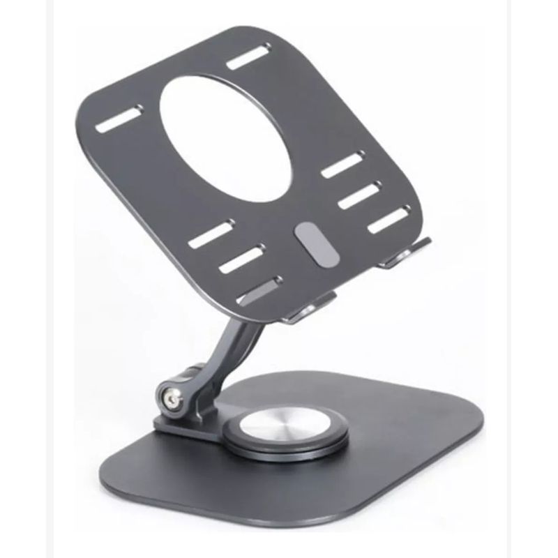GENERICO - Base Stand Metálica 360 Para Tableta Portatil Antideslizante