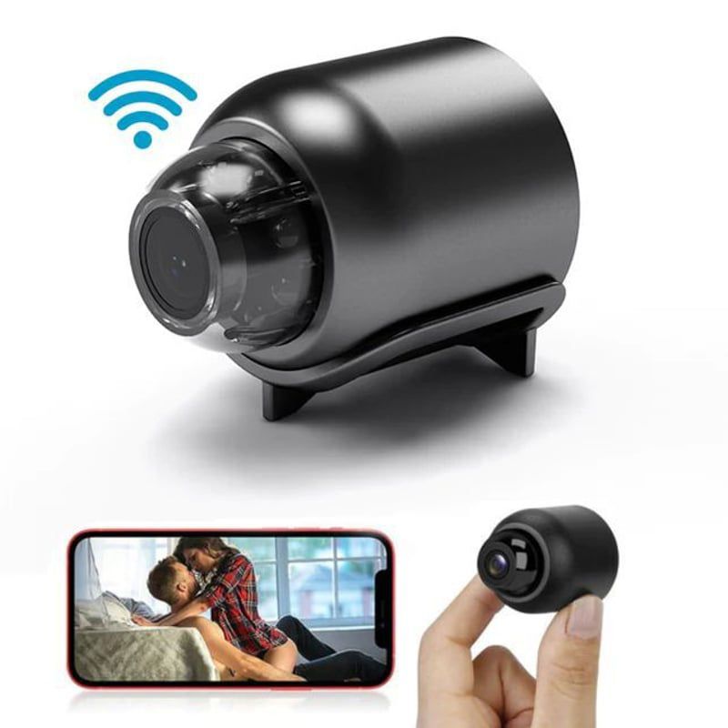 AMERICAN GENERICS - Mini Camara Espia IP X5 WiFi 1080P Gran Angular App Star Eye