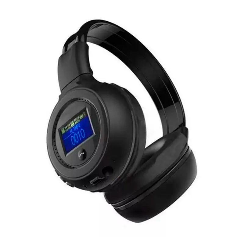 GENERICO - Audífonos Bluetooth Diadema Pantalla Micro Sd Plegable