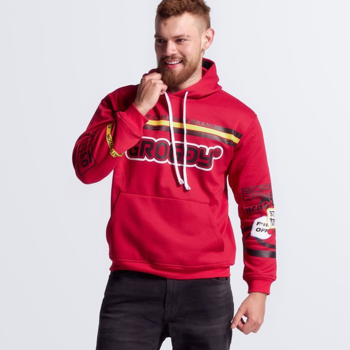 GROGGY - Hoodie Para Hombre Groggy