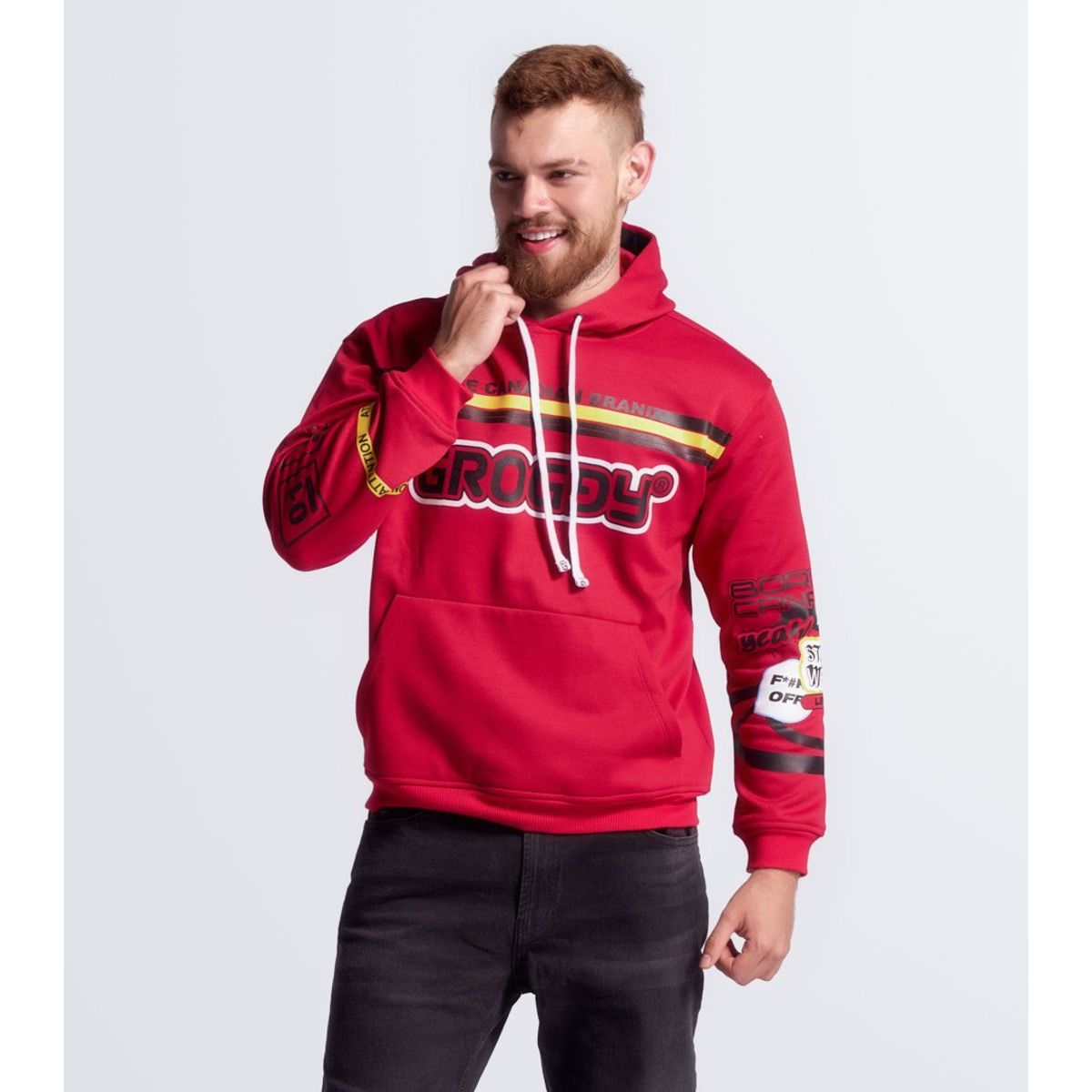 GROGGY - Hoodie Para Hombre Groggy