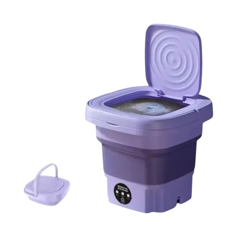 GENERICO - MINI LAVADORA SECADORA PORTATIL 8 LITROS