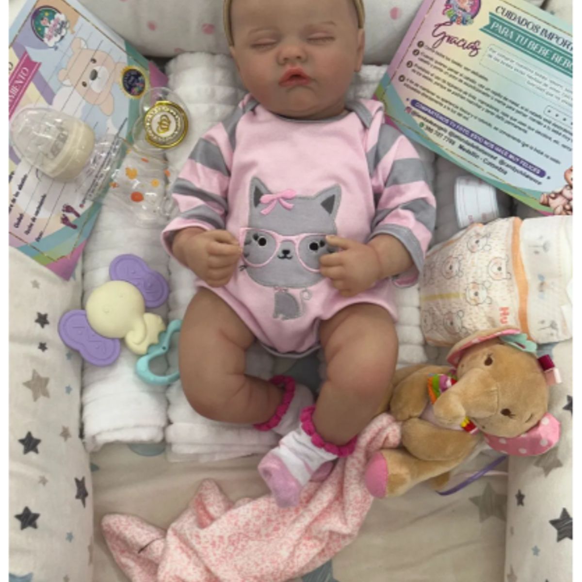 GENERICO - ❤ Bebe Reborn ❤ Dulce ❤ Gatico ❤