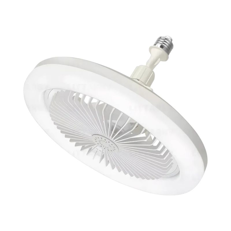 GENERICO - Lampara Bombillo Led De Techo Con Ventilador Iinteligente
