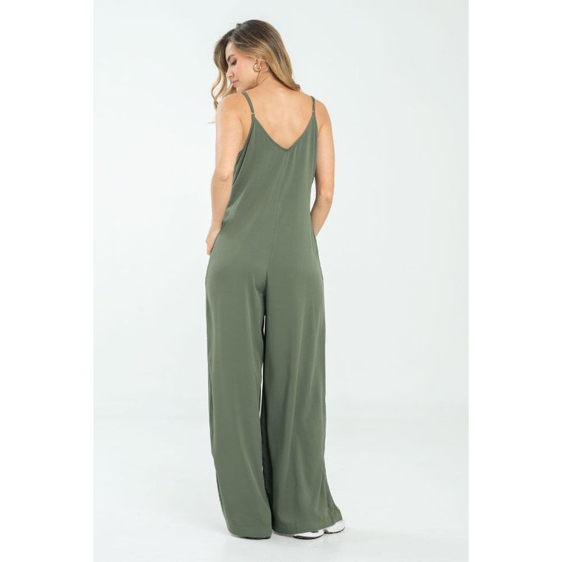 RAGGED - Enterizo wanda Verde militar Ragged