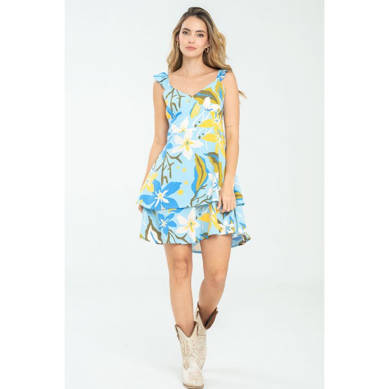 RAGGED - Vestido summer Azul claro Ragged
