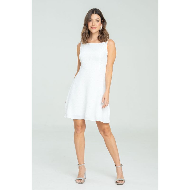 RAGGED - Vestido glowy Blanco crudo Ragged