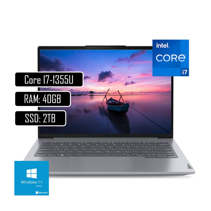 LENOVO - Portatil Lenovo V14 G4 Intel Core I7 1355u RAM 40gb SSD 2TB Fhd 14