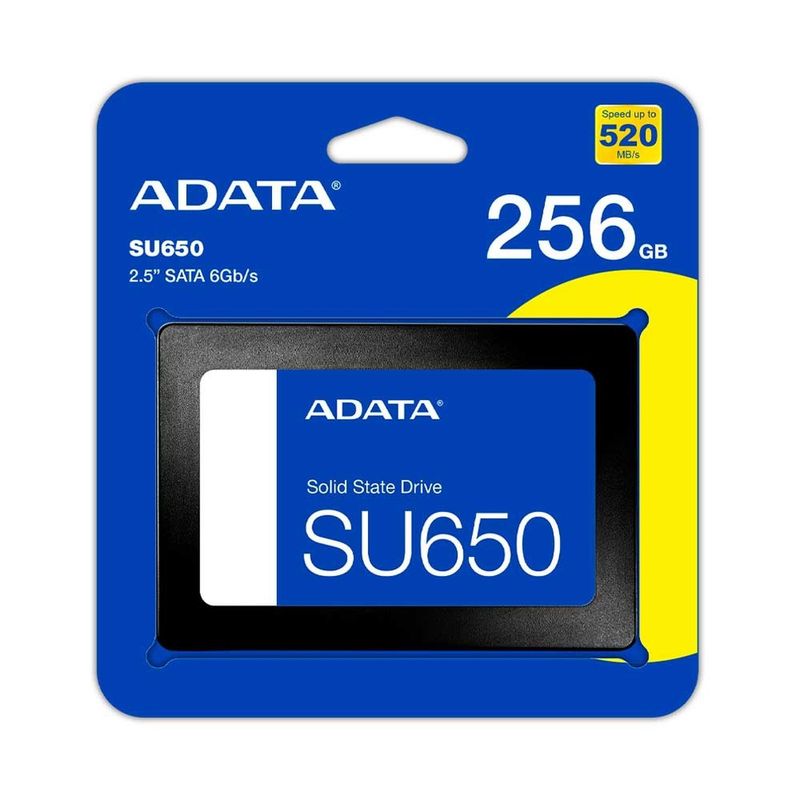 ADATA - Unidad de estado sólido ADATA SU650 SATA 256GB