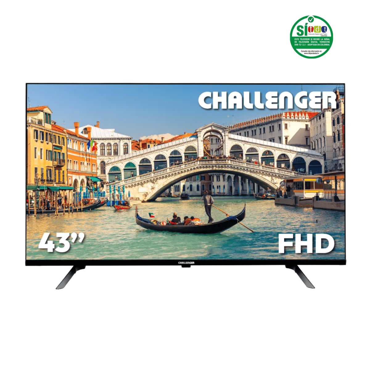 CHALLENGER - Televisor Challenger 43" FULL HD  LED 43KG84 BT