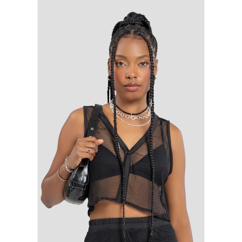 ATYPICAL - Blusa Mujer Negro Atypical 106861