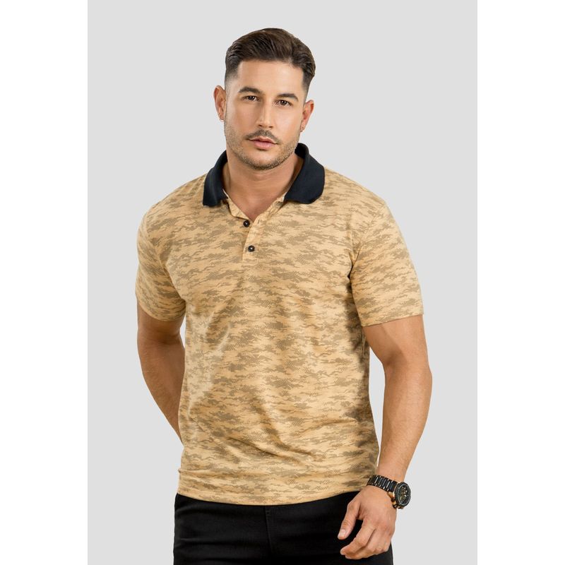 MARKETING PERSONAL - Polo Hombre Estampado Mp 107007