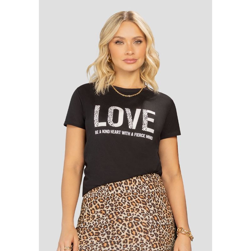 MARKETING PERSONAL - Camiseta Mujer Negro Mp 106953