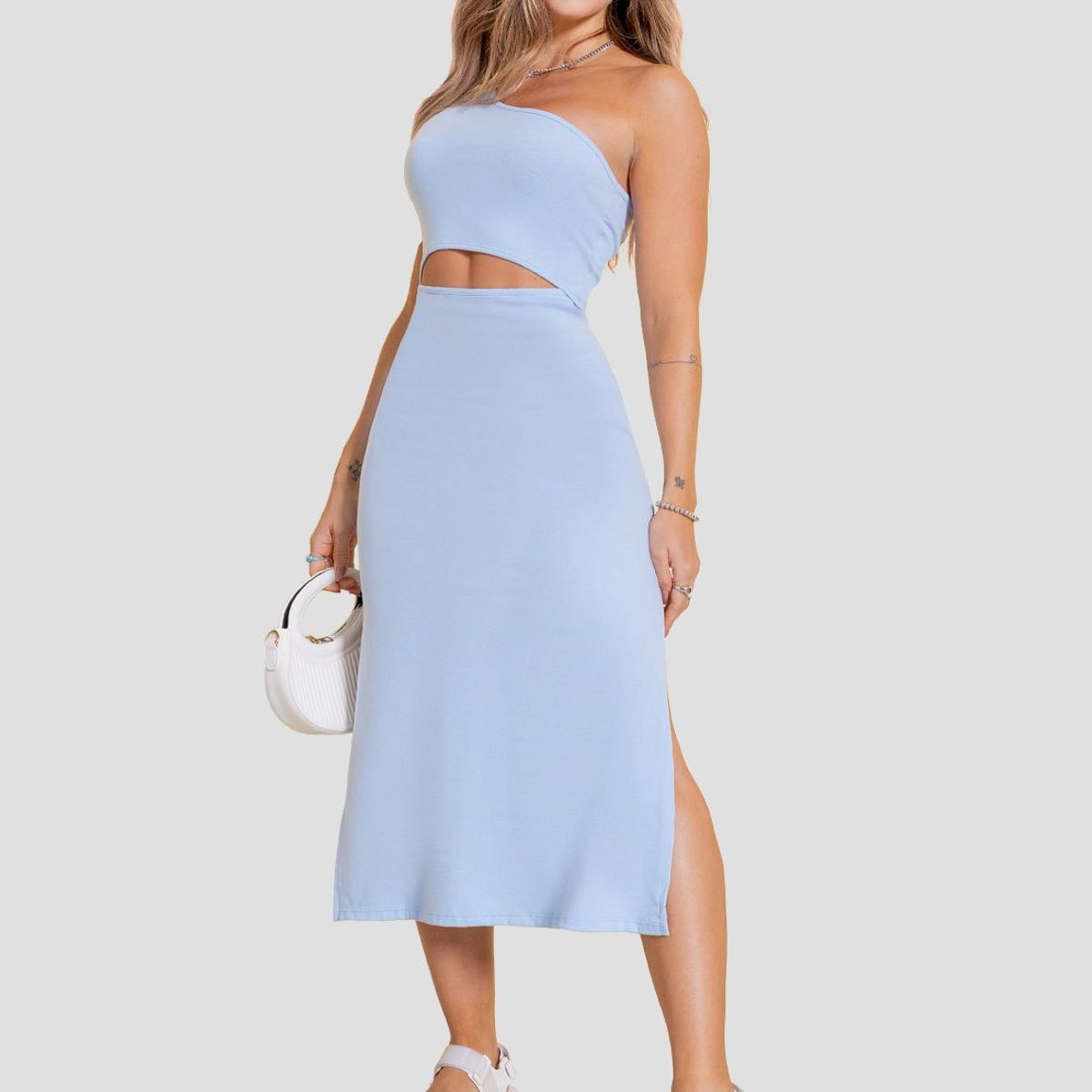 ATYPICAL - Vestido Mujer Azul Claro Atypical 106872