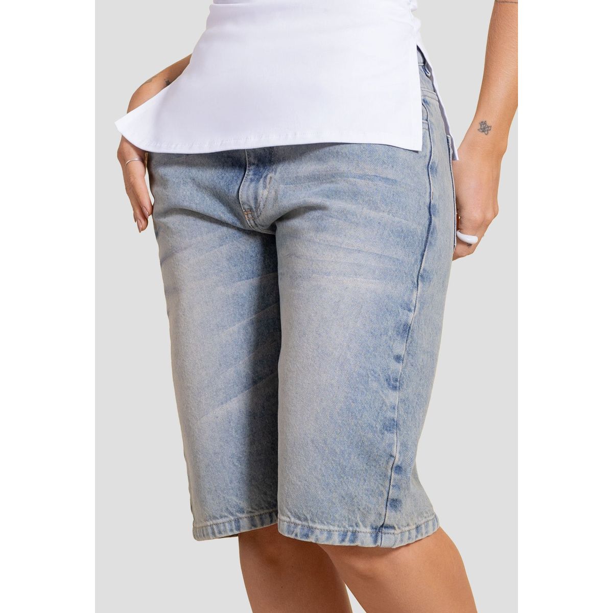 ATYPICAL - Bermuda Mujer Azul Claro Atypical 107111