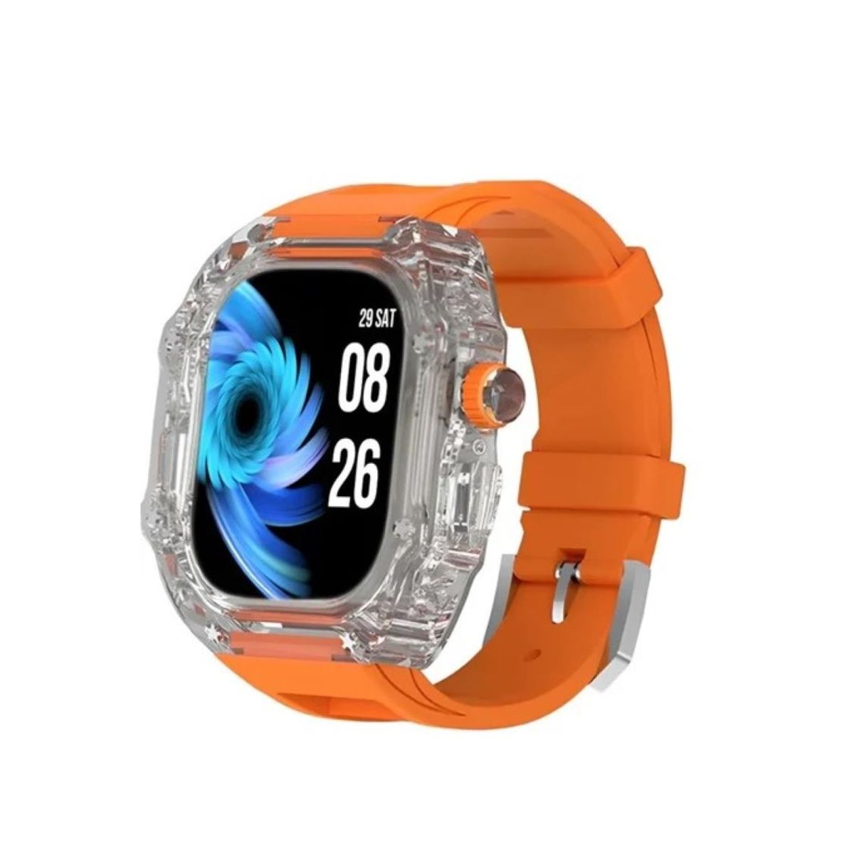 GENERICO - Reloj Inteligente H9 Smartwatch Malla Naranja
