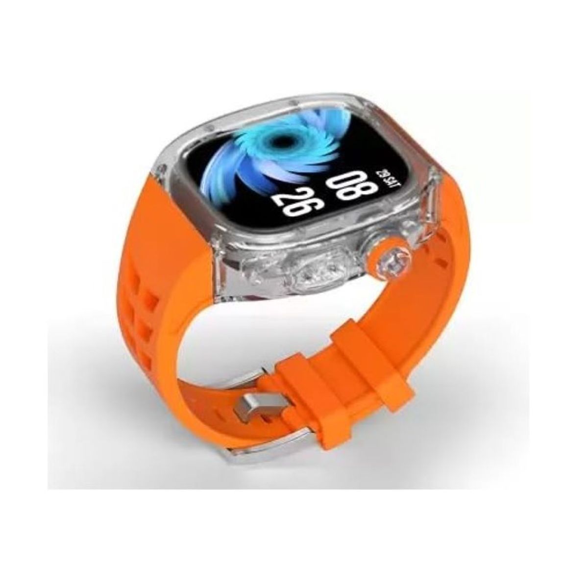 GENERICO - Reloj Inteligente H9 Smartwatch Malla Naranja