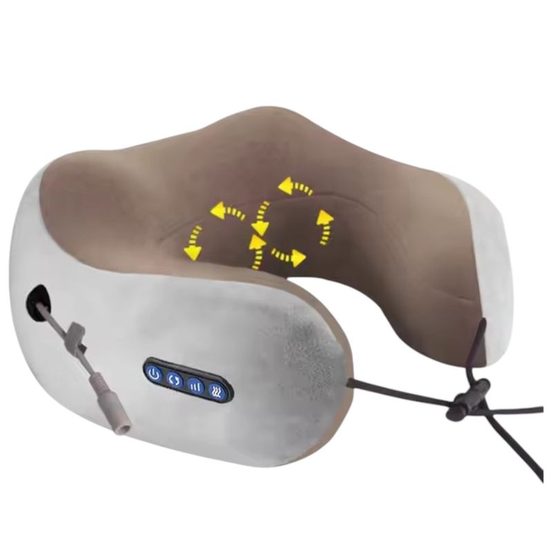 GENERICO - Cojin Masajeador Cervical Relajante Para Dolor De Cuello