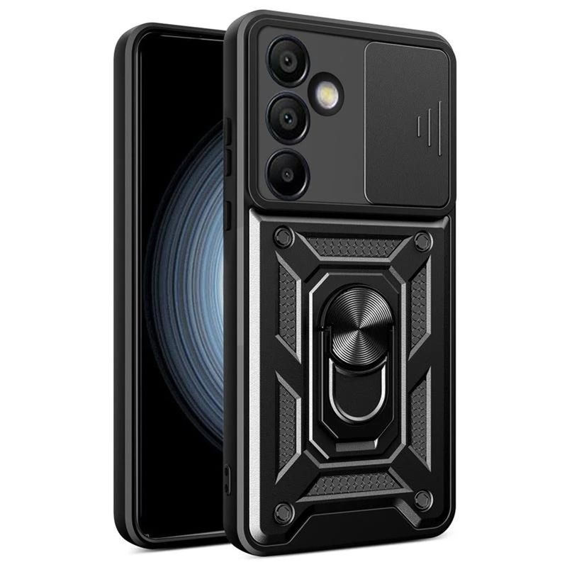 GENERICO - Funda Case Protector Cámara Slider Compatible Samsung S25 Plus Negro
