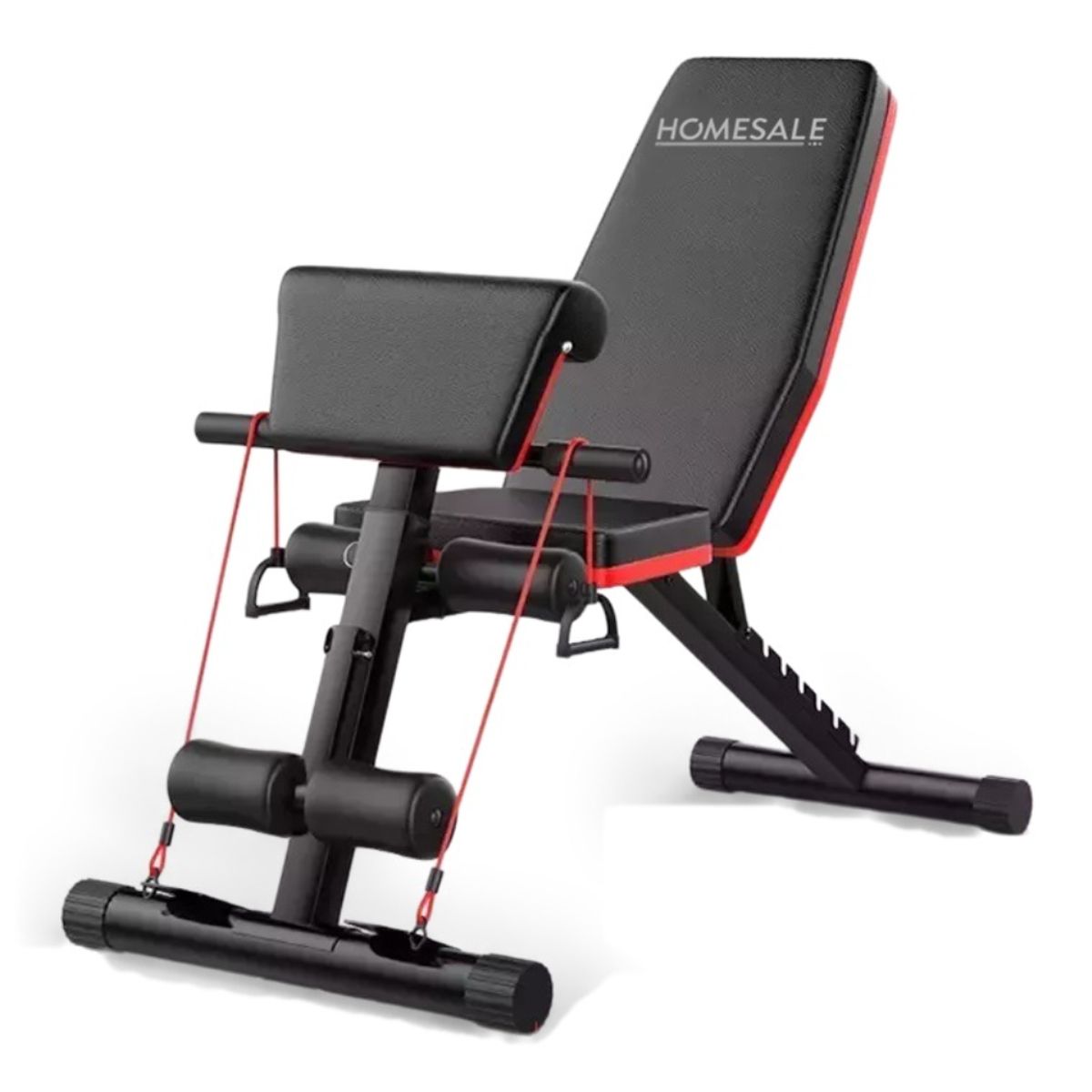 HOMESALE - Banco De Pesas Ejercicio Múltiple Homesale + Ligas Elasticas