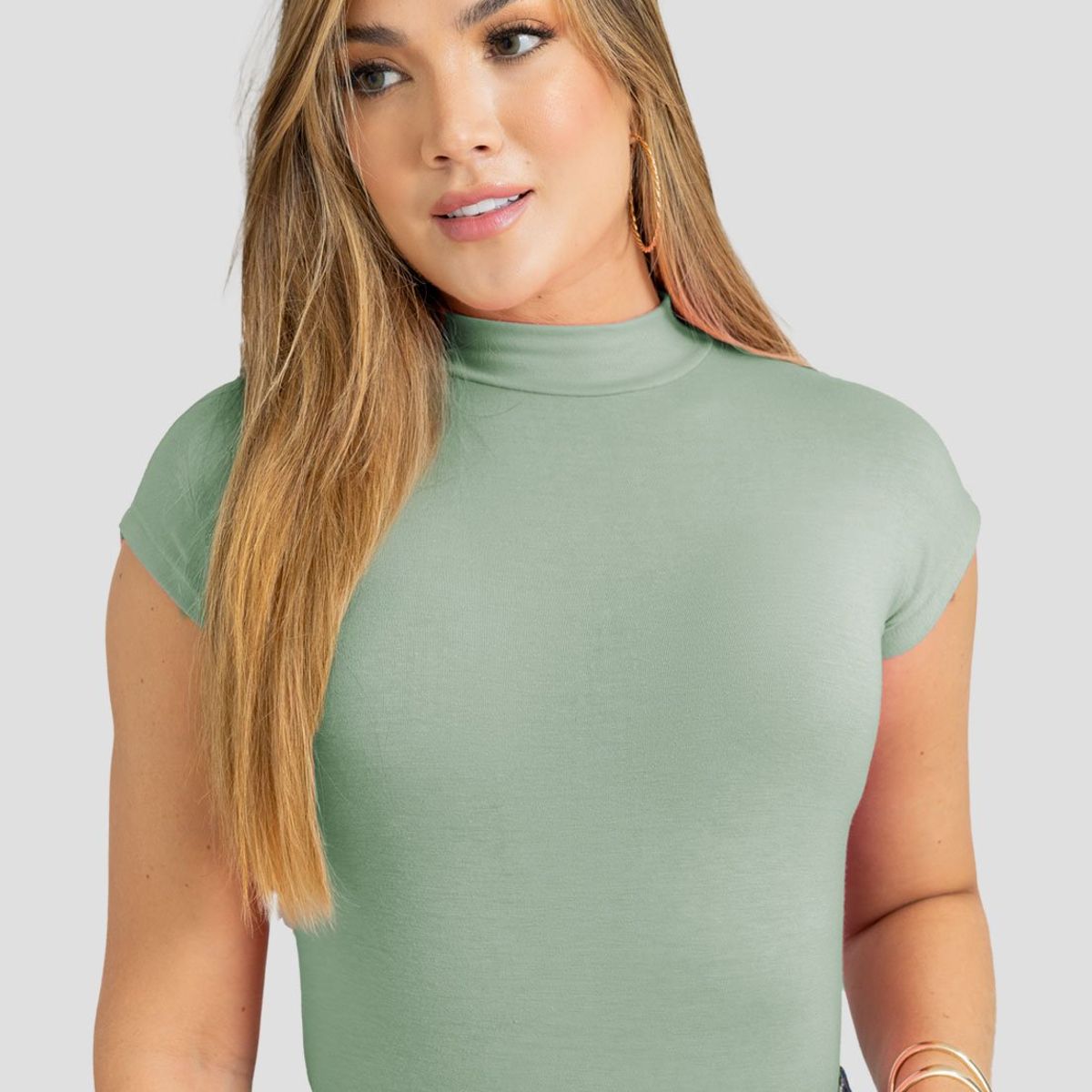 MARKETING PERSONAL - Blusa Mujer Verde Oliva Mp 102963