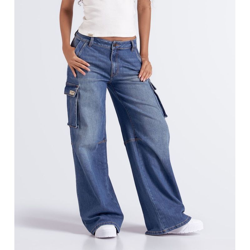 UNSER - Jean Para Mujer Cargo Unser