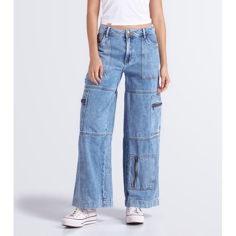 UNSER - Jean Para Mujer Cargo Unser